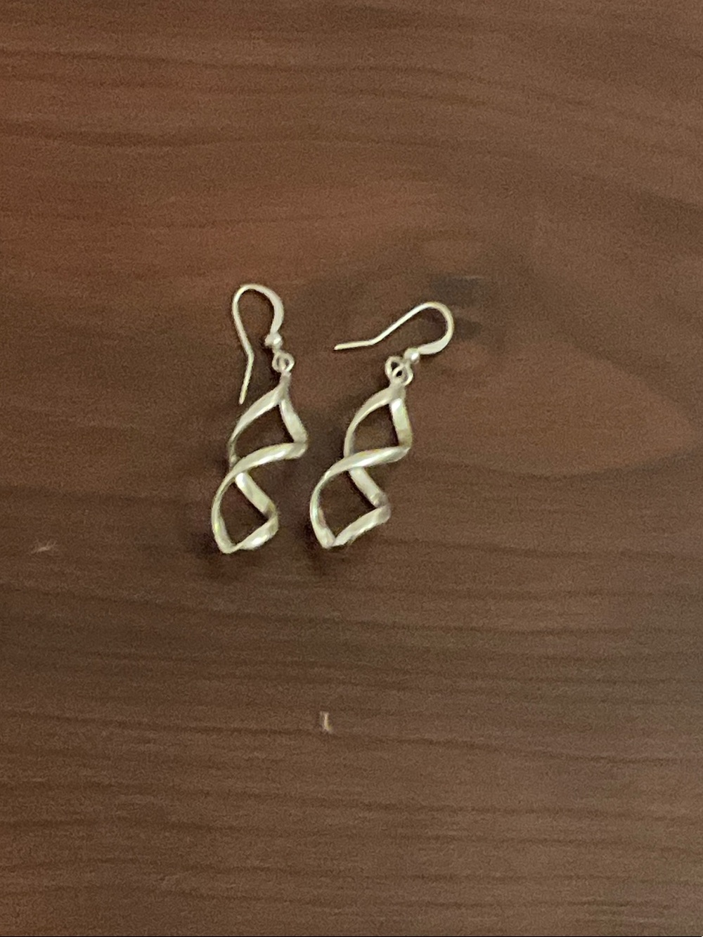 🐚2/$14 Sterling Silver Twisted Drop Earrings - Silver